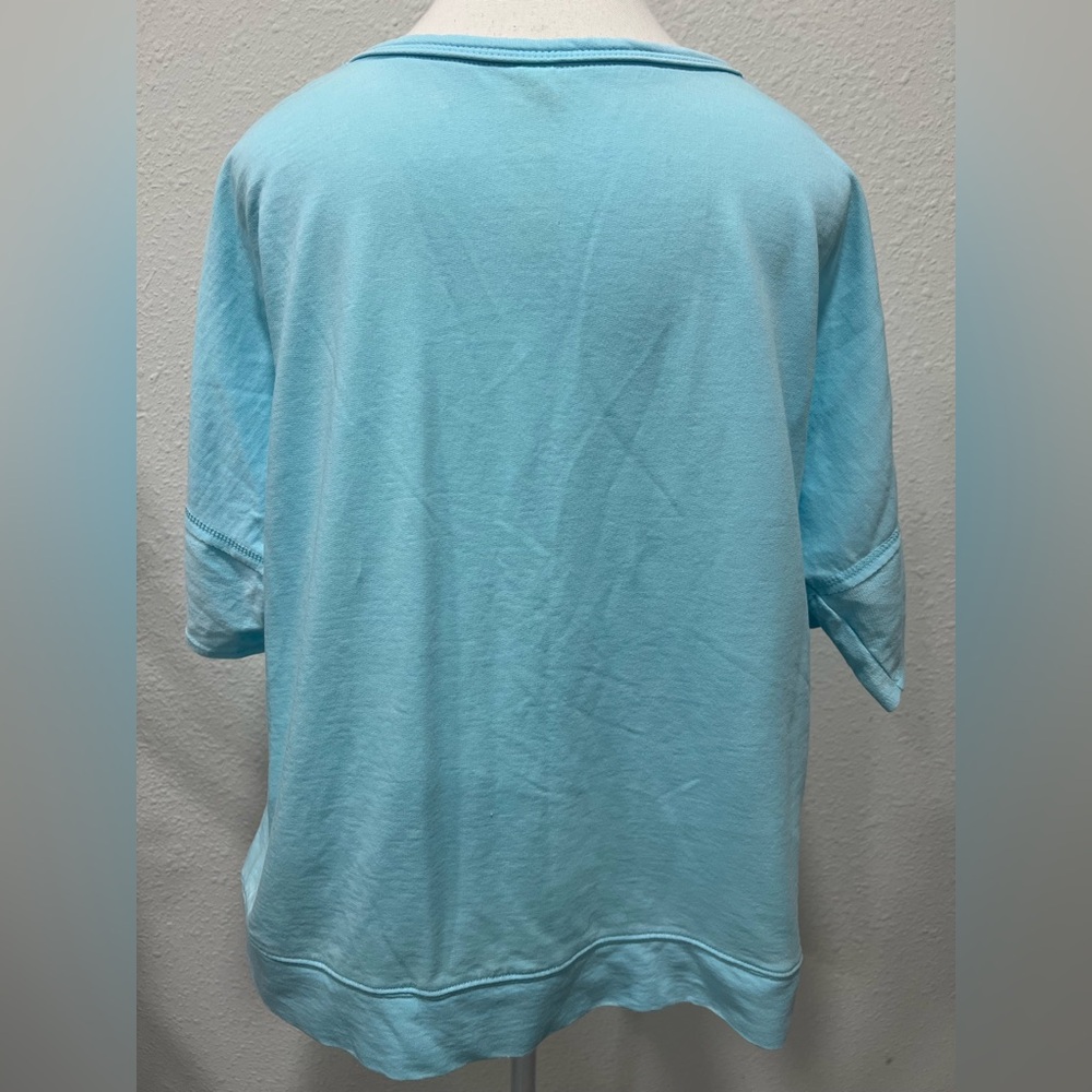 HALCYON Oversized Star Short Sleeve Top EUC - Picture 2 of 6